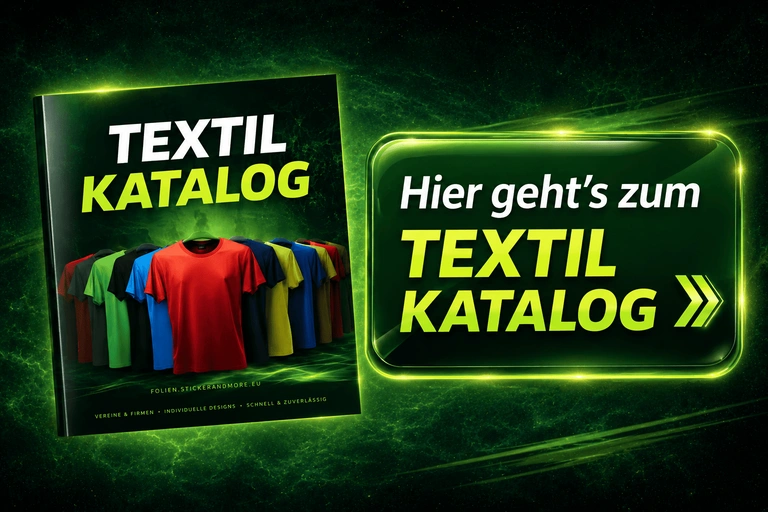 Textilkatalog für T-Shirts, Poloshirts und Arbeitskleidung bei Stickerandmore